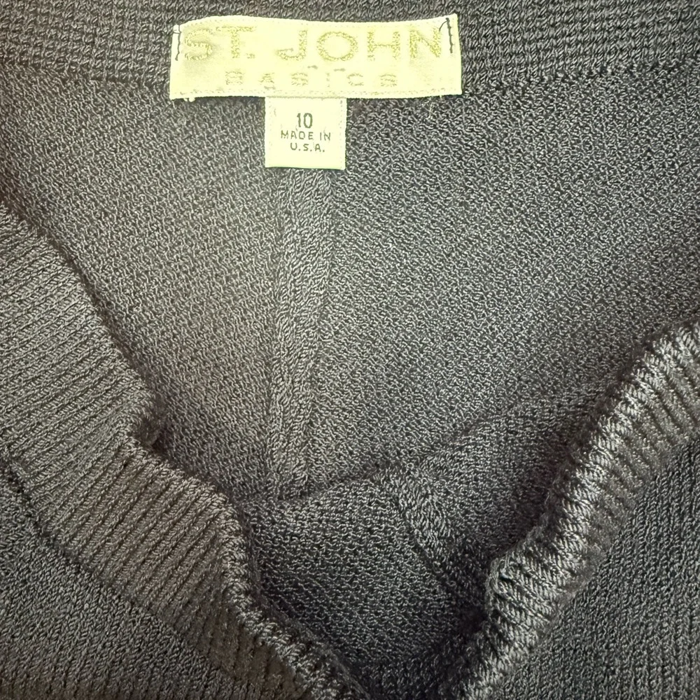 St. John Black Women's Pants - Picture 4 of 8